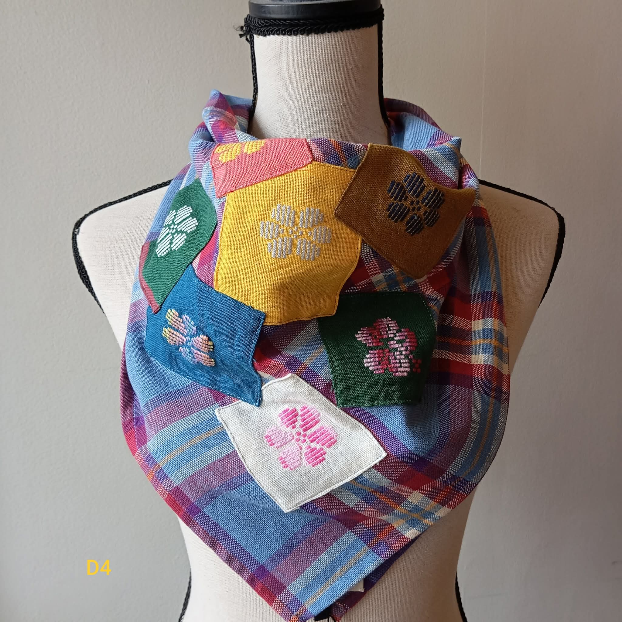 SCARF: ERIKA W/ PATCHES