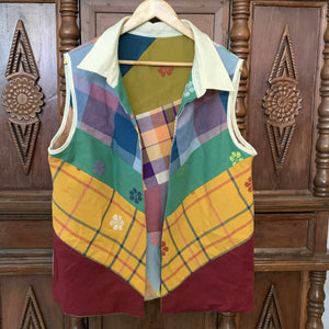 MASINING V2: REVERSIBLE L16 W/ CREAM LINEN COLLAR