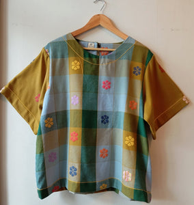 CLASSIC V2 : RISA W/ NEW OLIVE  FLOWERS SLEEVES *