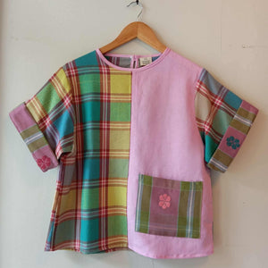 MASIGLA: MIX MARIBEL V2 / LIGHT PURPLE LINEN W/ PAULA POCKET & BAND*