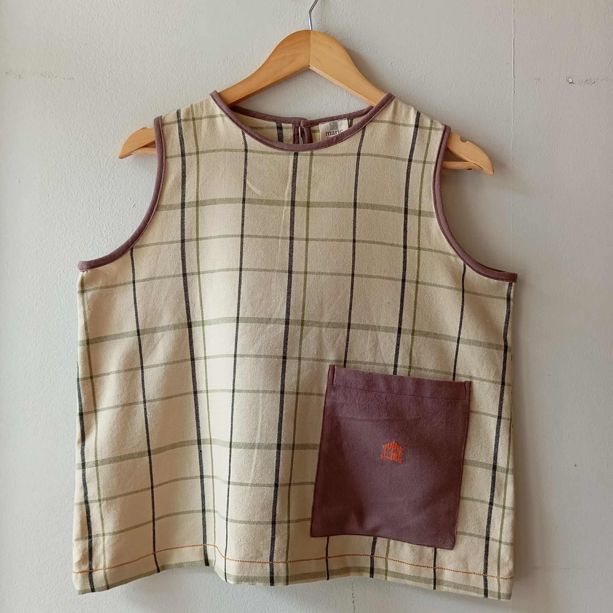 SLEEVELESS: MIKA FULL W/ NEW BROWN BAHAY KUBO SLEEVES
