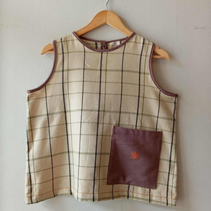 SLEEVELESS: MIKA FULL W/ NEW BROWN BAHAY KUBO SLEEVES