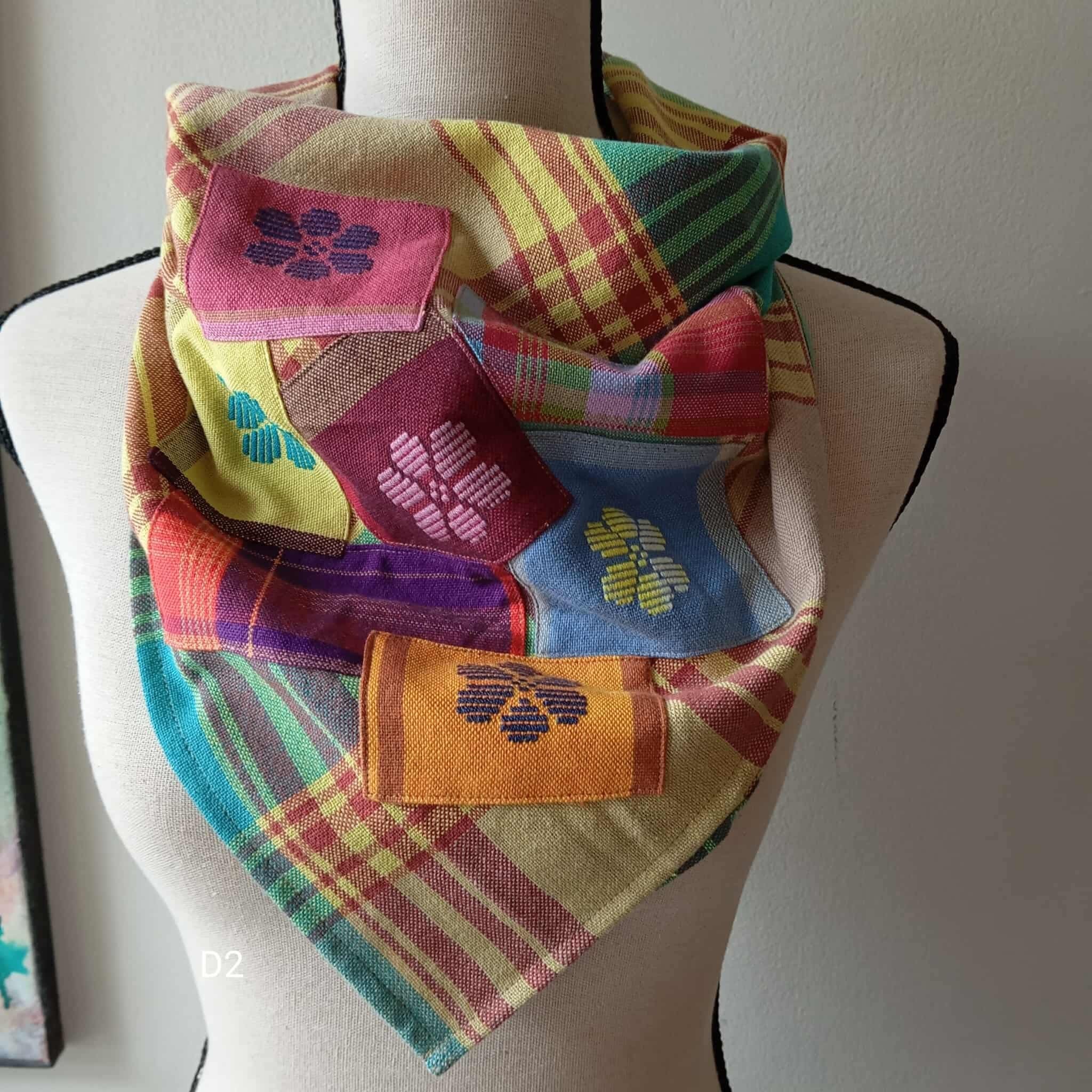 SCARF: MARIBEL W/ PATCHES