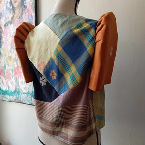 BOLERO: RETASO M38 w/ glazed ginger flowers sleeves