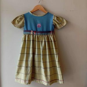LITTLE MARIE: WEDGEWOOD BLUE FLOWERS W/ MICHELLE V2 SKIRT & SLEEVES
