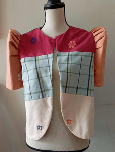 BOLERO: RETASO L24 W/ PHEASANT FLOWERS SLEEVES*