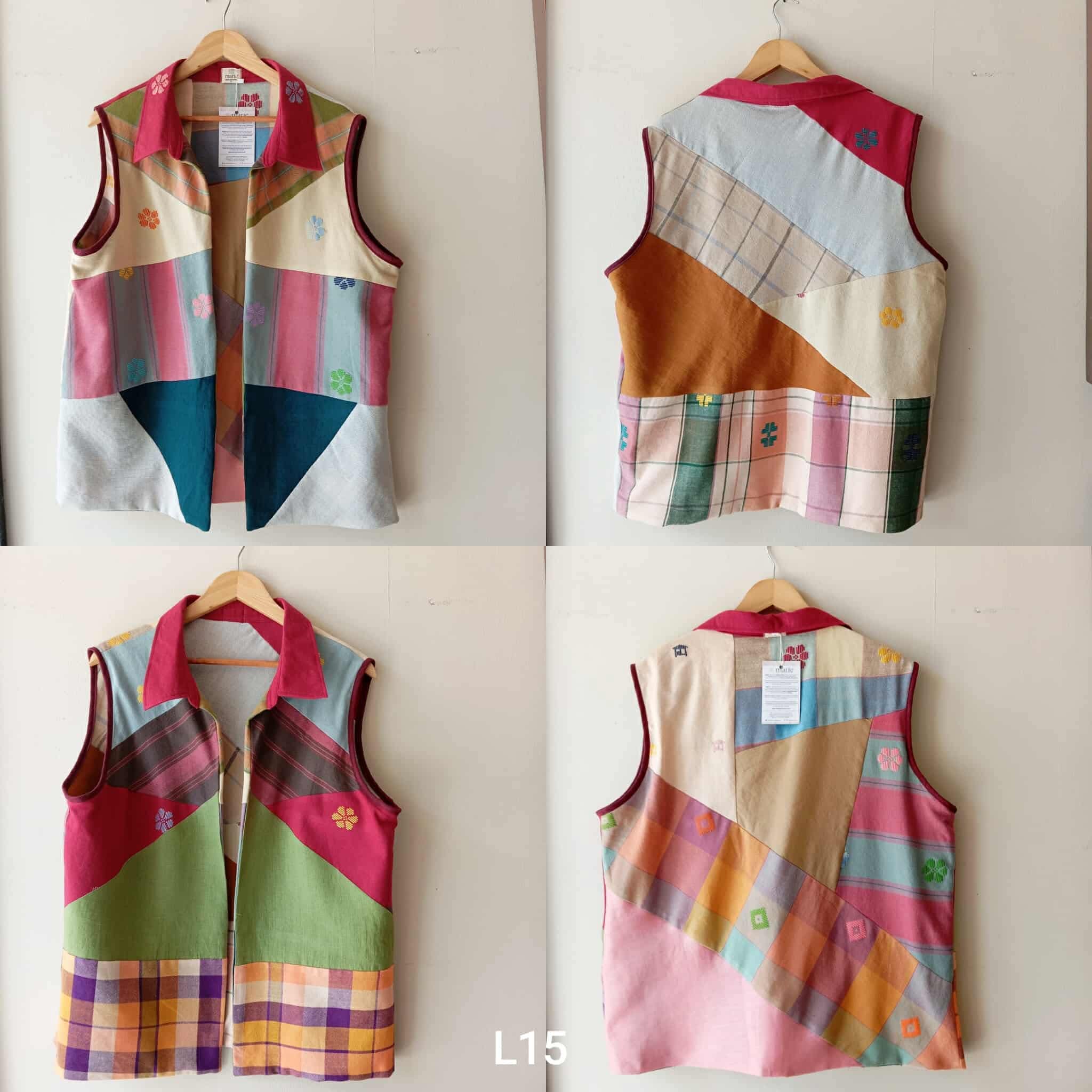 MASINING V2: REVERSIBLE L15 W/ RED BUD FLOWERS COLLAR
