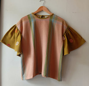 CORAZON: VERONICA W/ NEW OLIVE FLOWERS SLEEVES