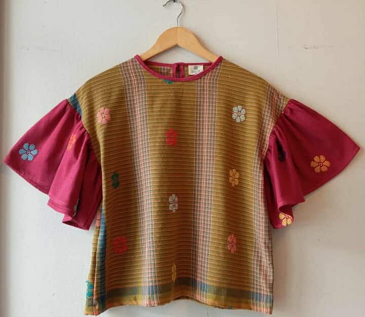 CORAZON: JESSA FLOWERS W/ RED BUD FLOWERS SLEEVES