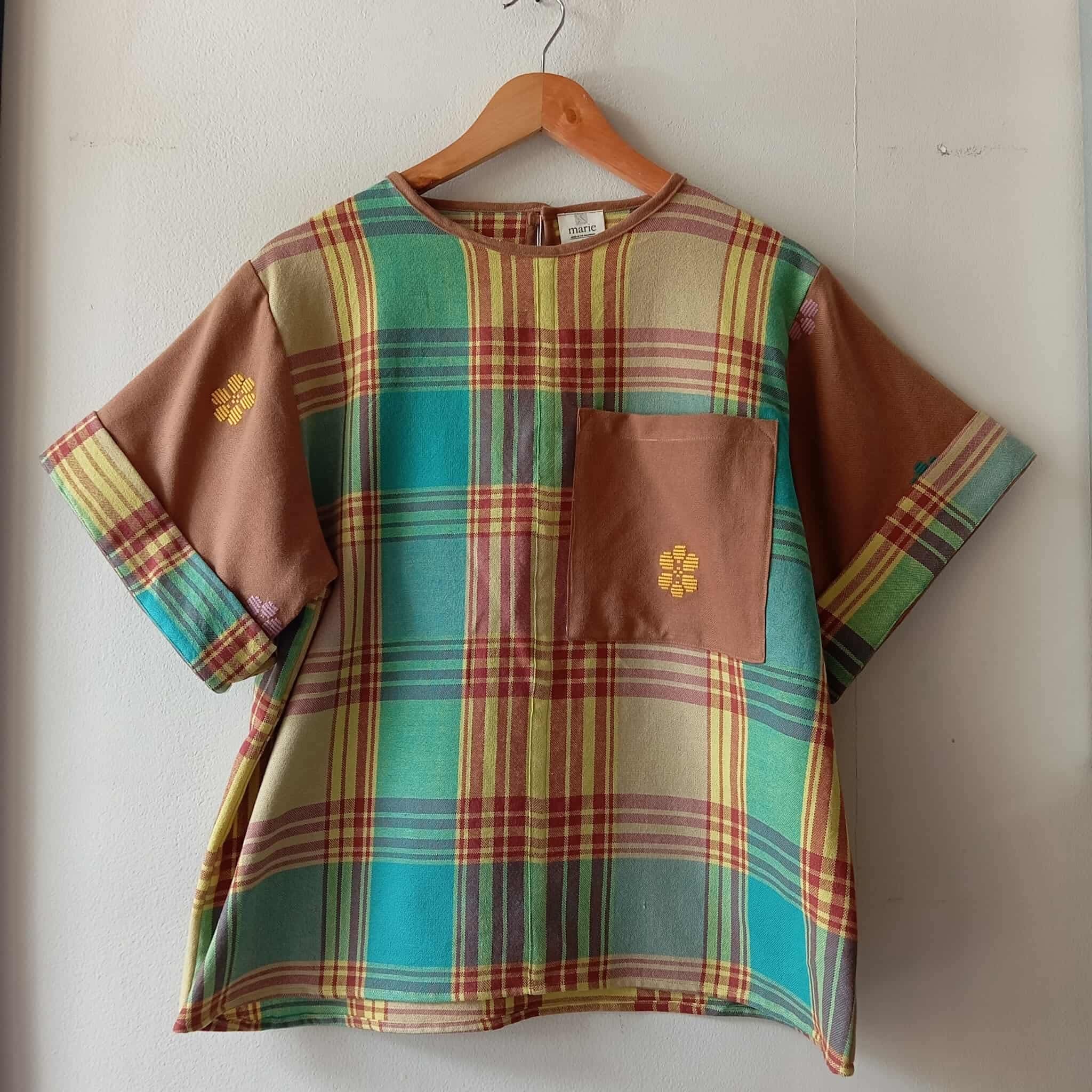 MASIGLA: MARIBEL W/ NEW BROWN BAHAY KUBO POCKET & SLEEVES*
