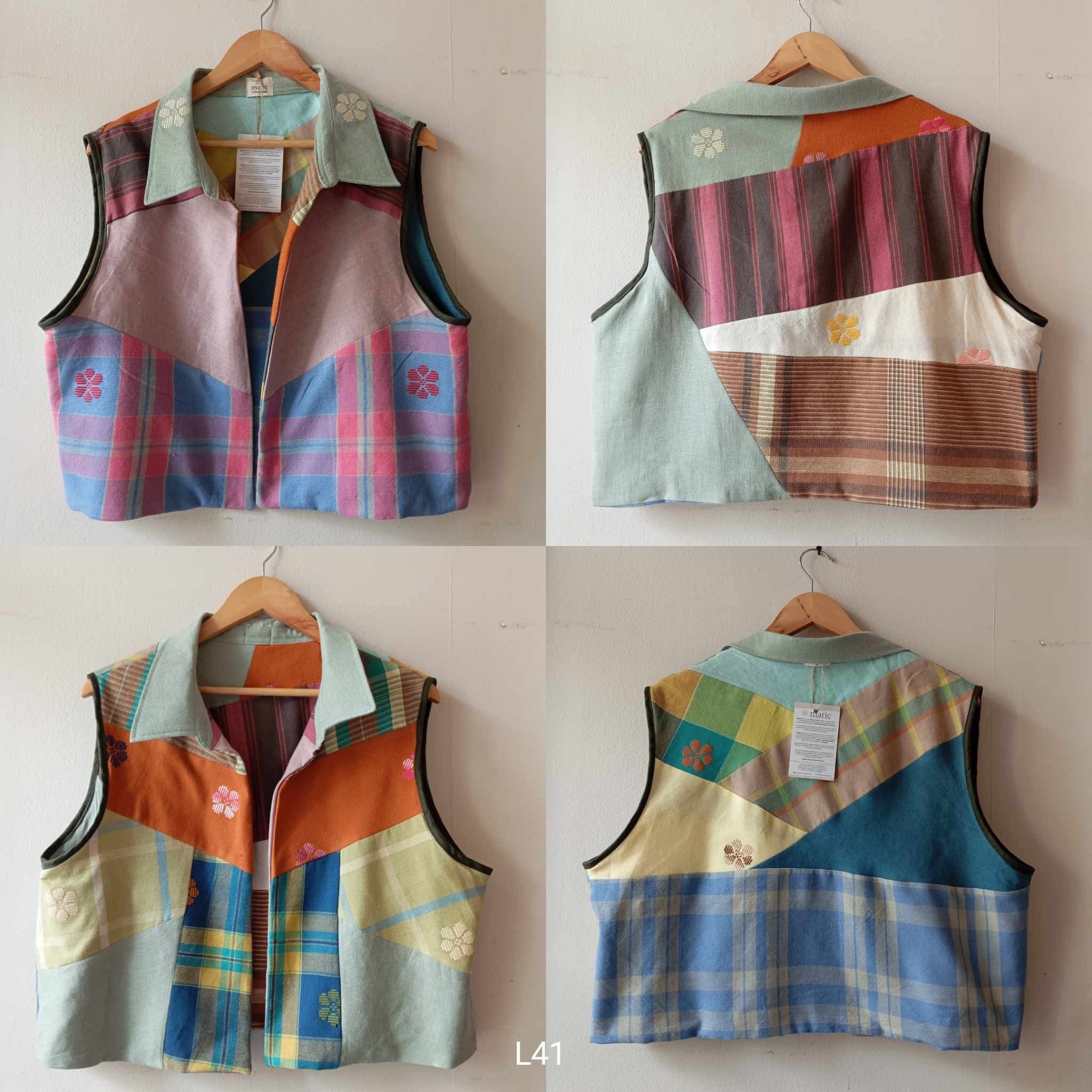 MASINING V1: REVERSIBLE L41 W/ CELADON FLOWERS COLLAR