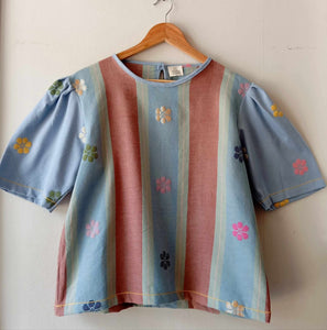 CLASSIC V1: LUISITA W/ ANTIQUE BLUE FLOWERS SLEEVES