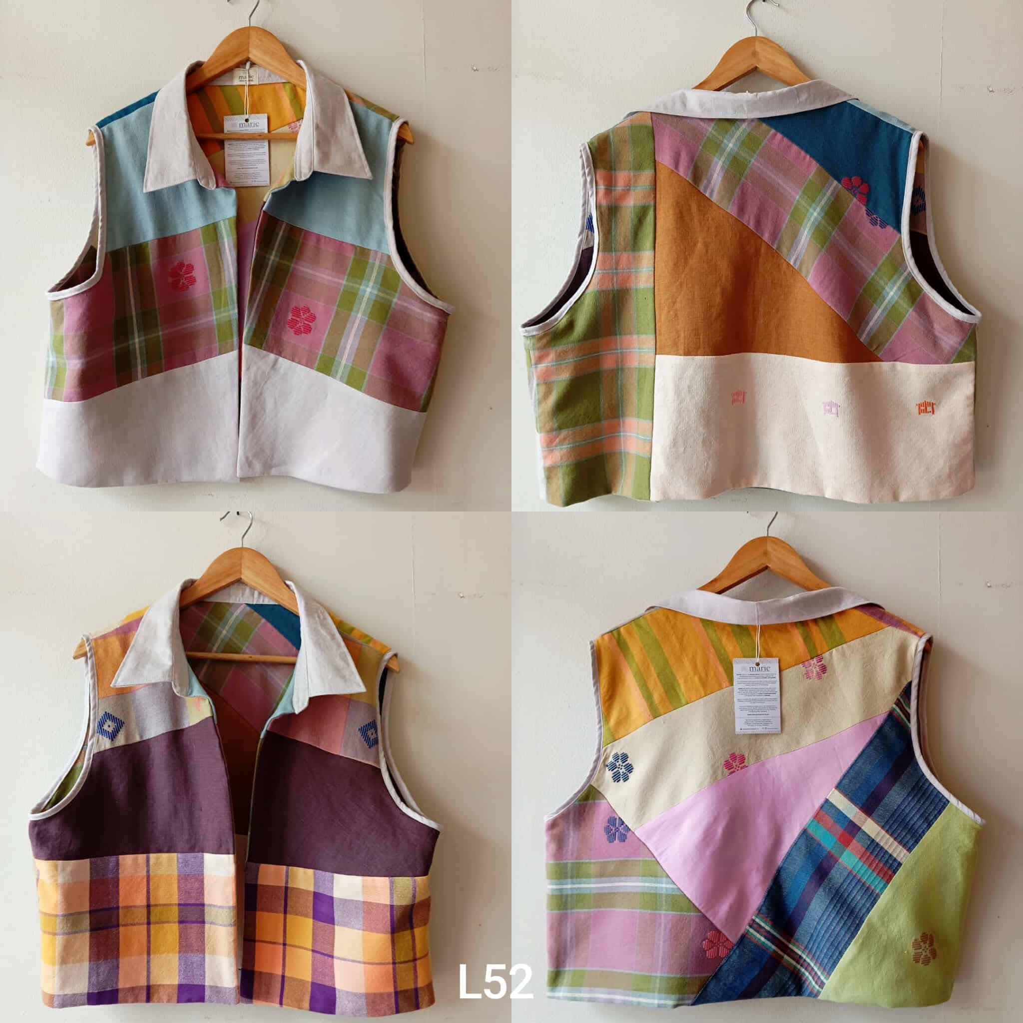 MASINING V1: REVERSIBLE L52 W/ PALE LILAC LINEN COLLAR