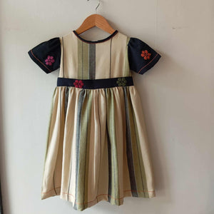LITTLE MARIE: AMARA FULL W/ BLACK FLOWERS SLEEVES