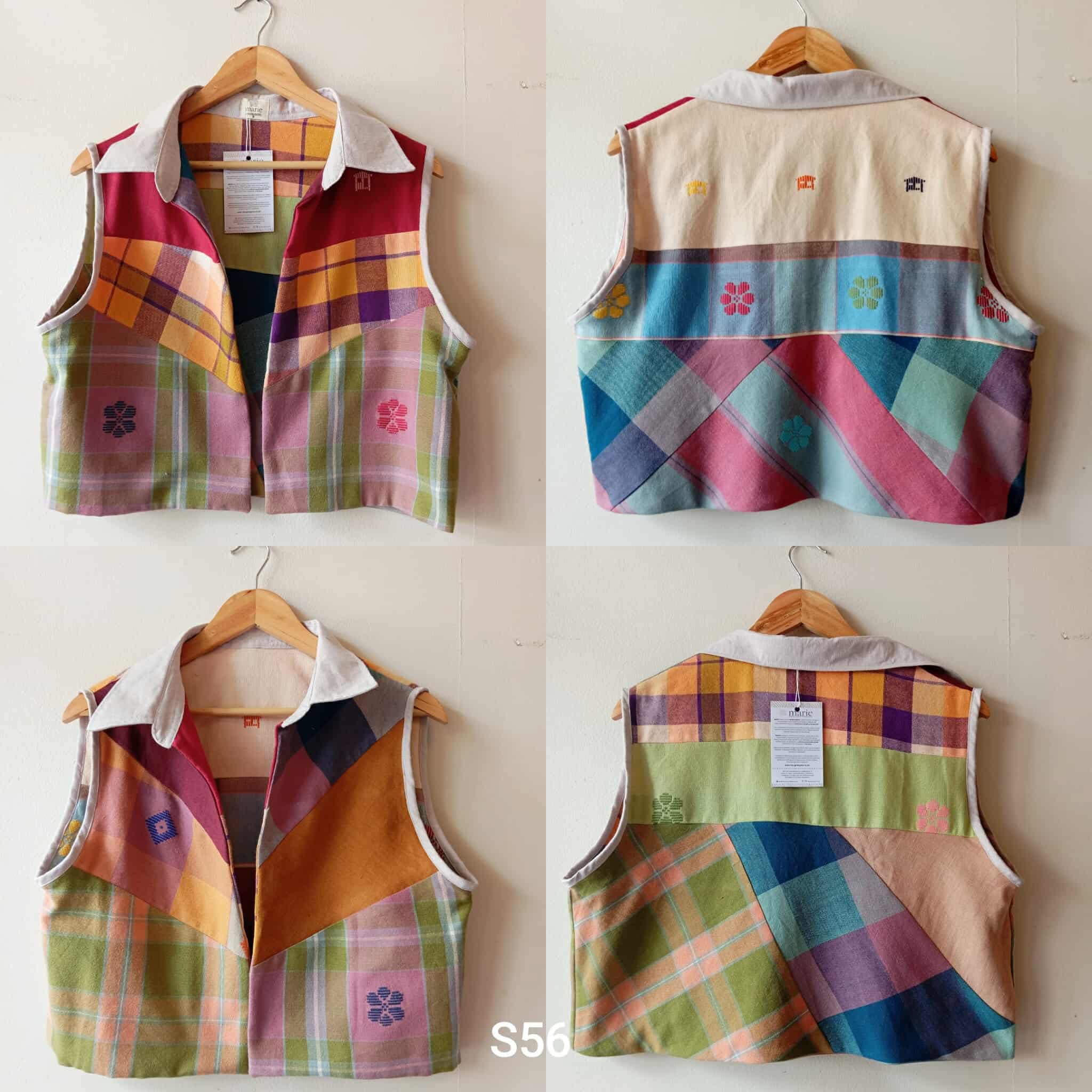 MASINING V1: REVERSIBLE S56 W/ PALE LILAC LINEN COLLAR