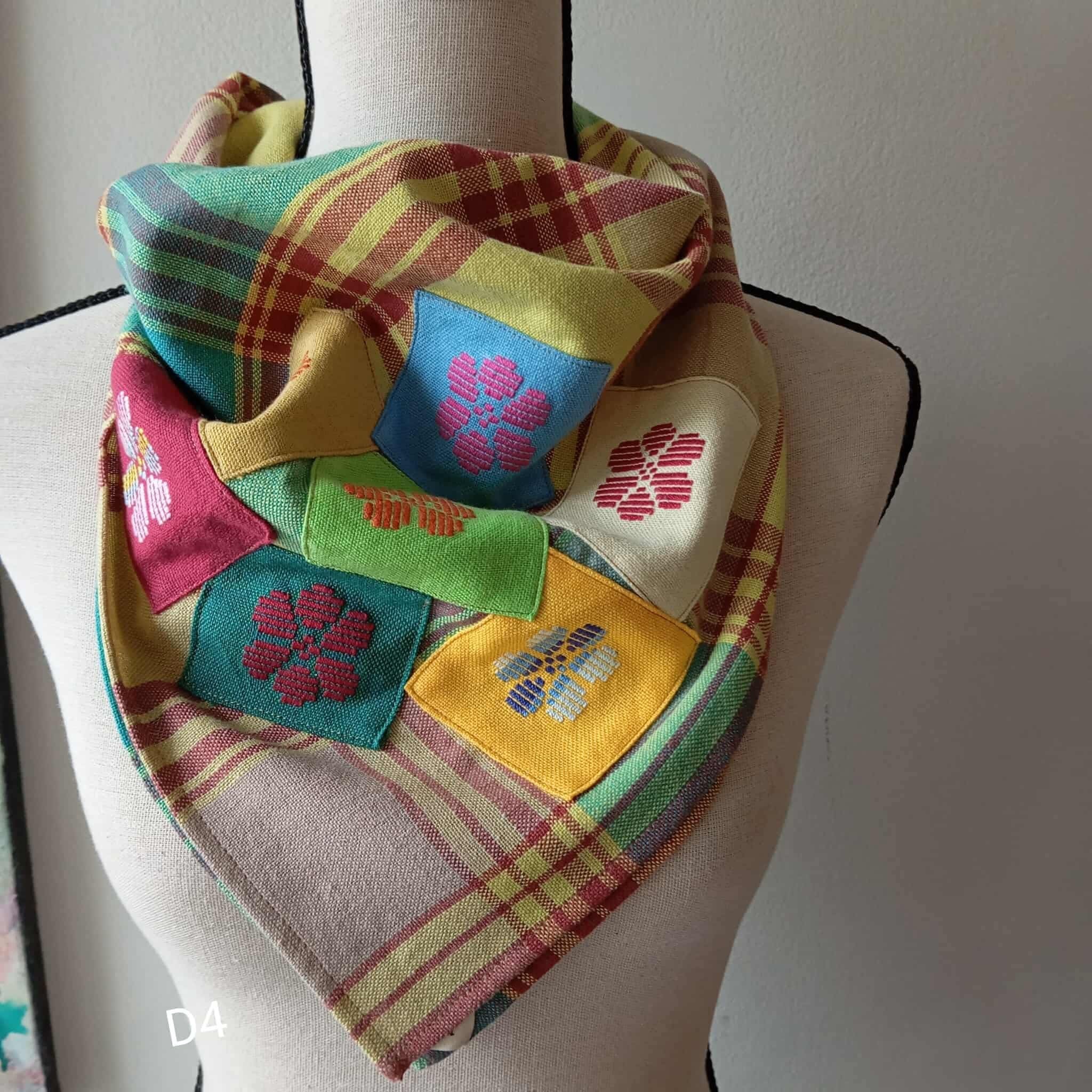 SCARF: MARIBEL W/ PATCHES