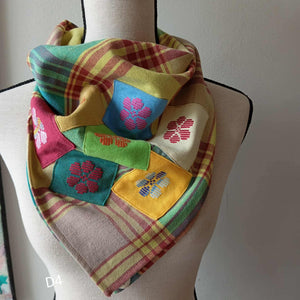 SCARF: MARIBEL W/ PATCHES