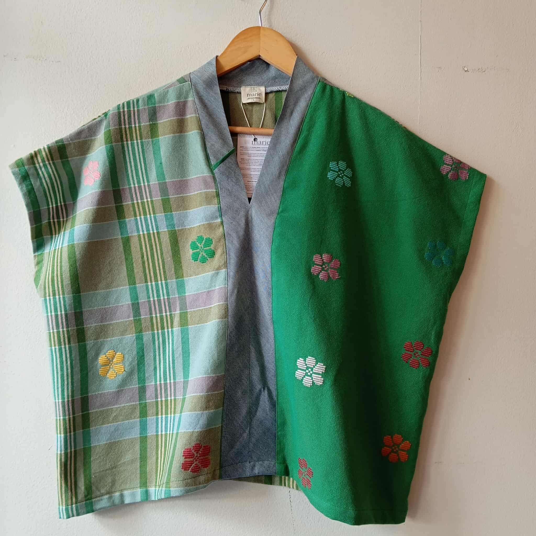 TINGADLAW: MIX TESSA / GREEN FLOWERS W/ DENIM