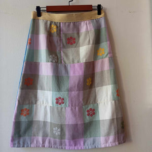 SKIRT: CHESKA W/ DENIM COTTON BACK
