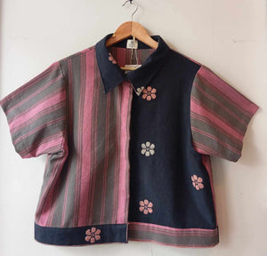 MARIKIT: MIX ADRIANA / BLACK FLOWERS  W/ ADRIANA SLEEVES