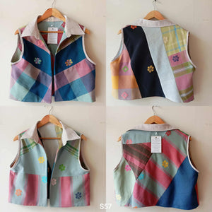MASINING V1: REVERSIBLE S57 W/ PALE LILAC LINEN COLLAR