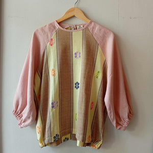 KATAWHAY: FIONA W/ LIGHT PINK LINEN SLEEVES