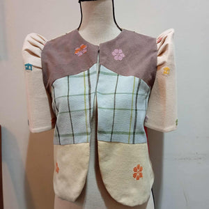 BOLERO: RETASO M46 W/ REED YELLOW MINI BAHAY KUBO SLEEVES*