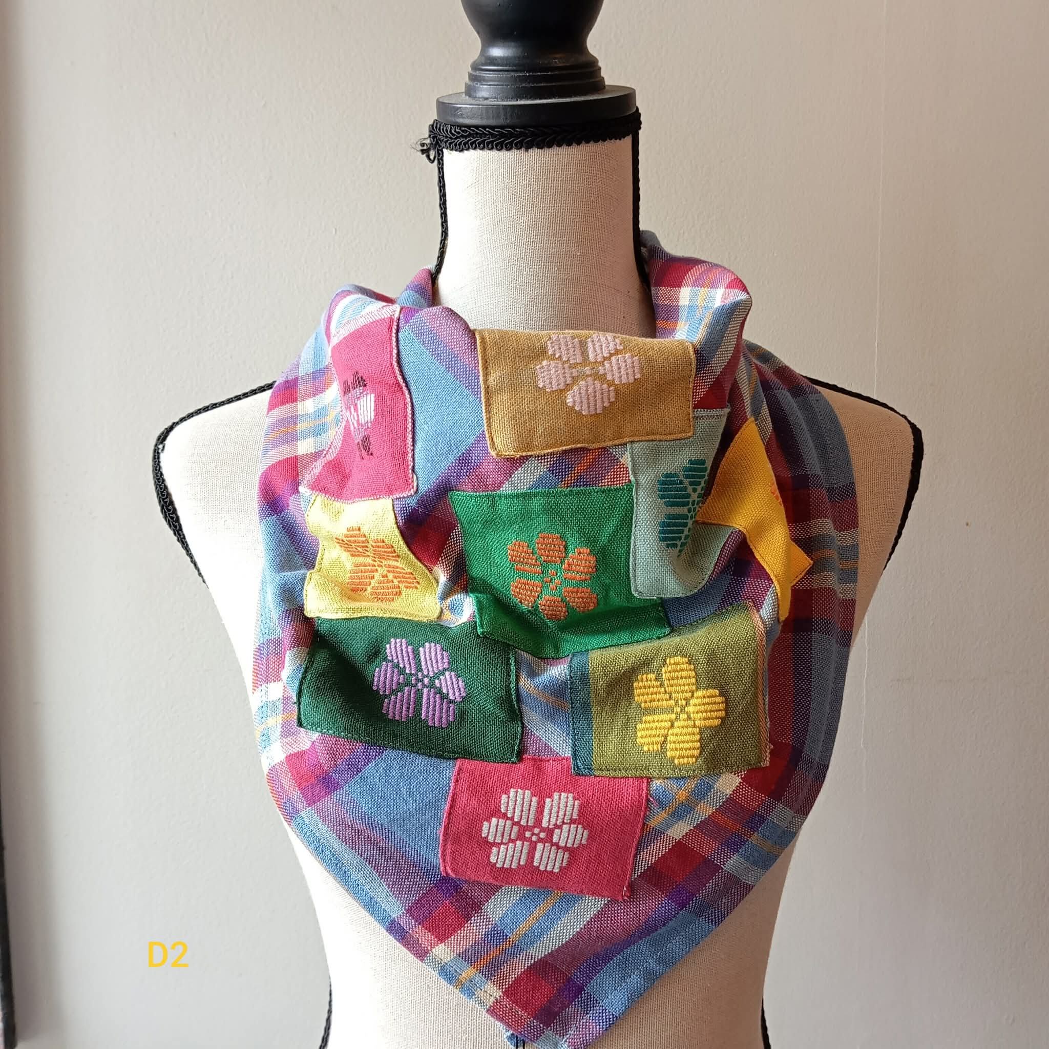 SCARF: ERIKA W/ PATCHES