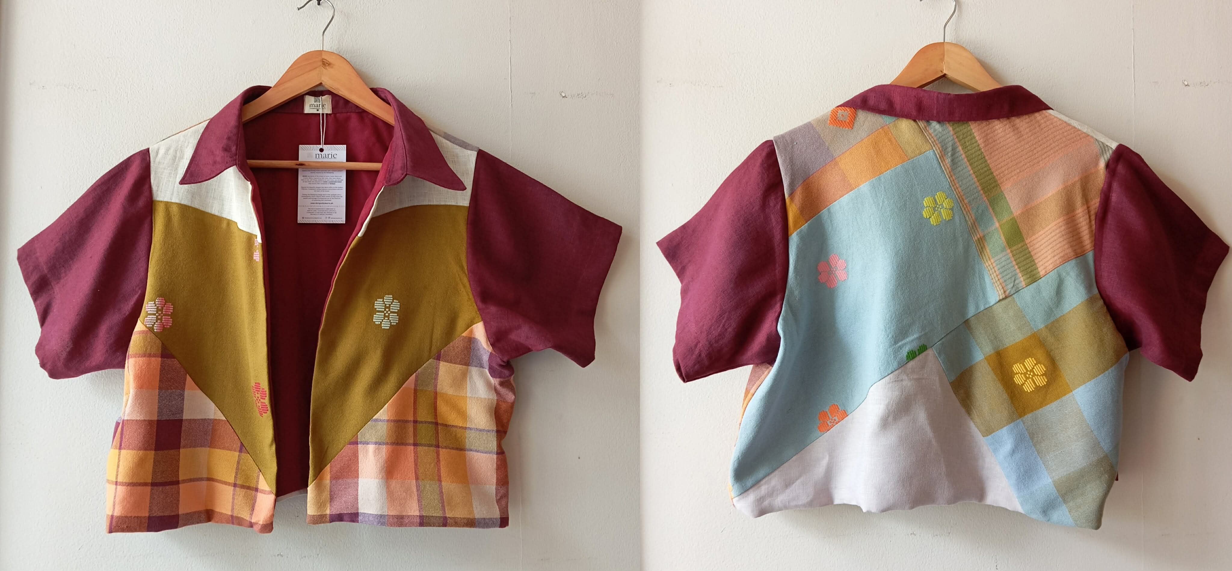 MALAYA : RETASO M2 W/ RASPBERRY RADIANCE SLEEVES & COLLAR