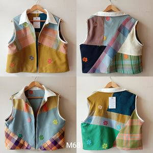 MASINING V1: REVERSIBLE M68 W/ WHITE LINEN COLLAR