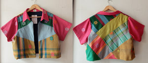 MALAYA COLLECTION: RETASO M6 W/ RED FLOWERS SLEEVES & COLLAR