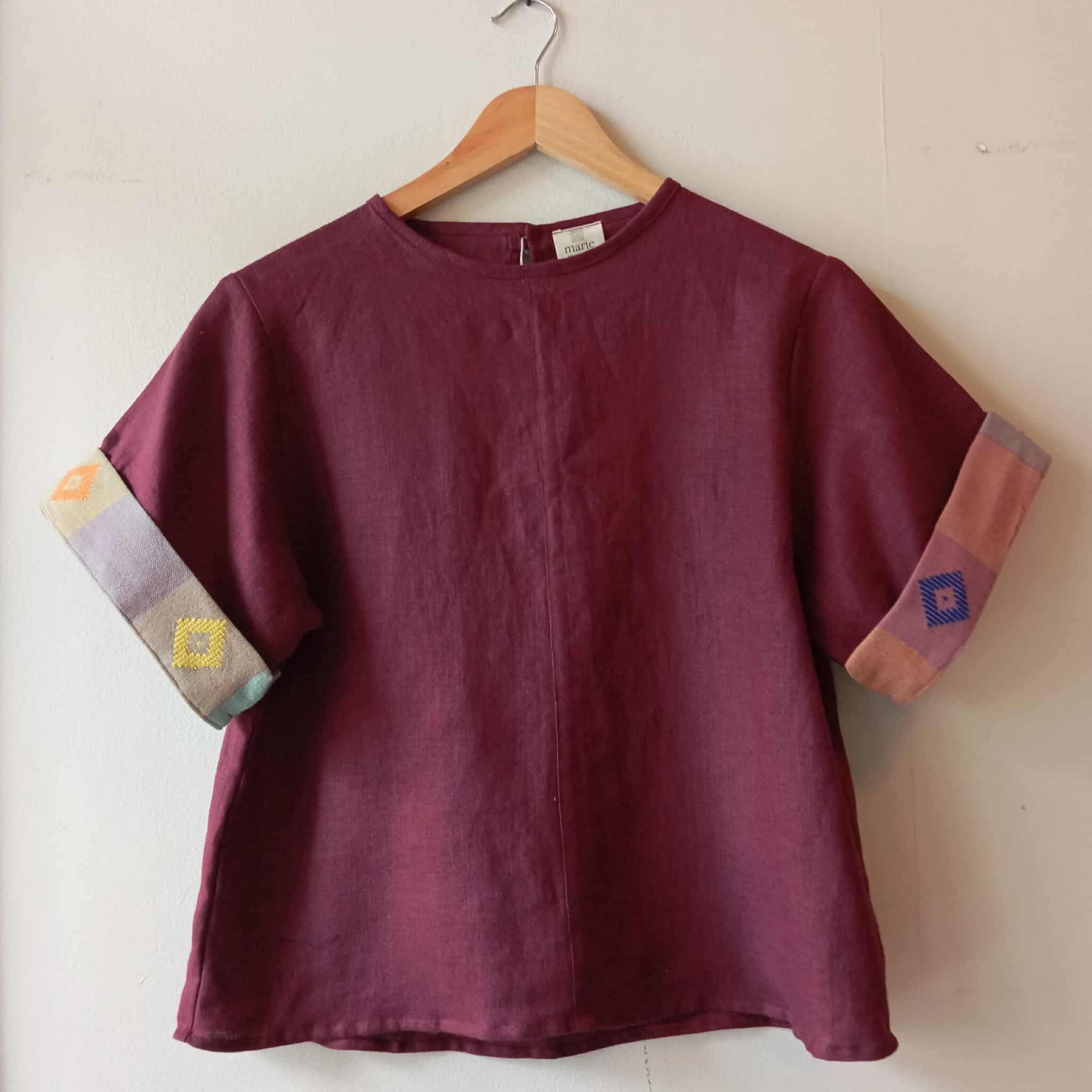 MASIGLA: RASPBERRY RADIANCE LINEN FULL W/ CHARLENE DIAMANTE ACCENT