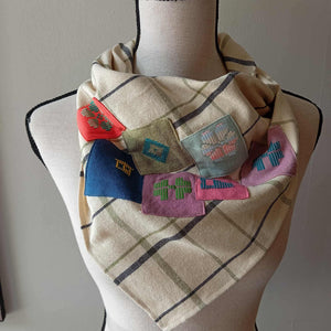 SCARF: MIKA W/ PATCHES