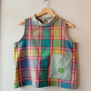 PAMANA SLEEVELESS: MARIBEL V2 W/ LIGHT CELADON POCKET & COLLAR*