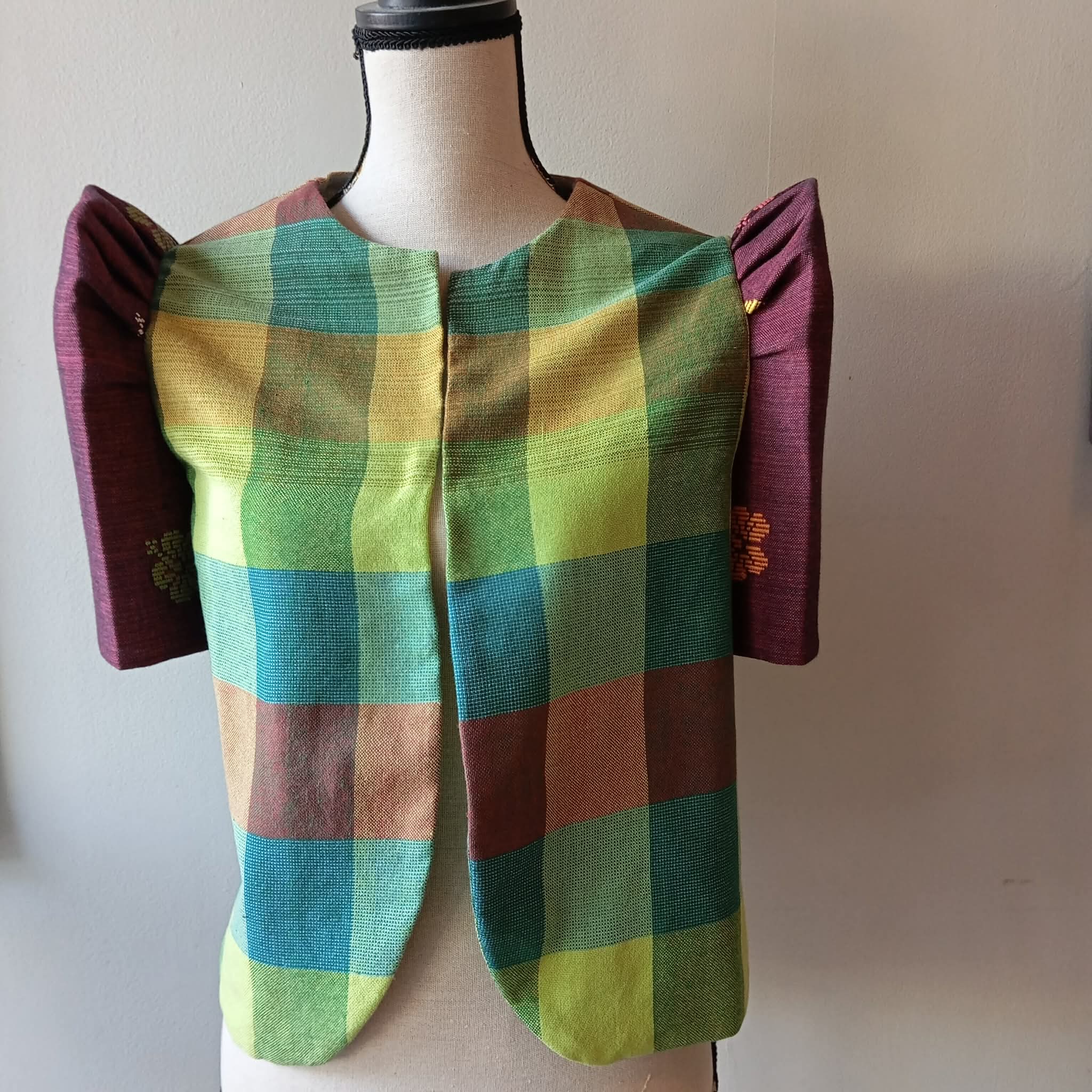 BOLERO: OFELIA FULL W/ MAROON GUMAMELA SLEEVES (TAHUM 2026)