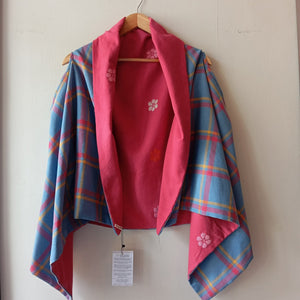 SHAWL: EVELYN / RED FLOWERS