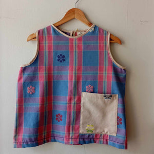 SLEEVELESS: JASMINE W/ SAND FLOWERS POCKET