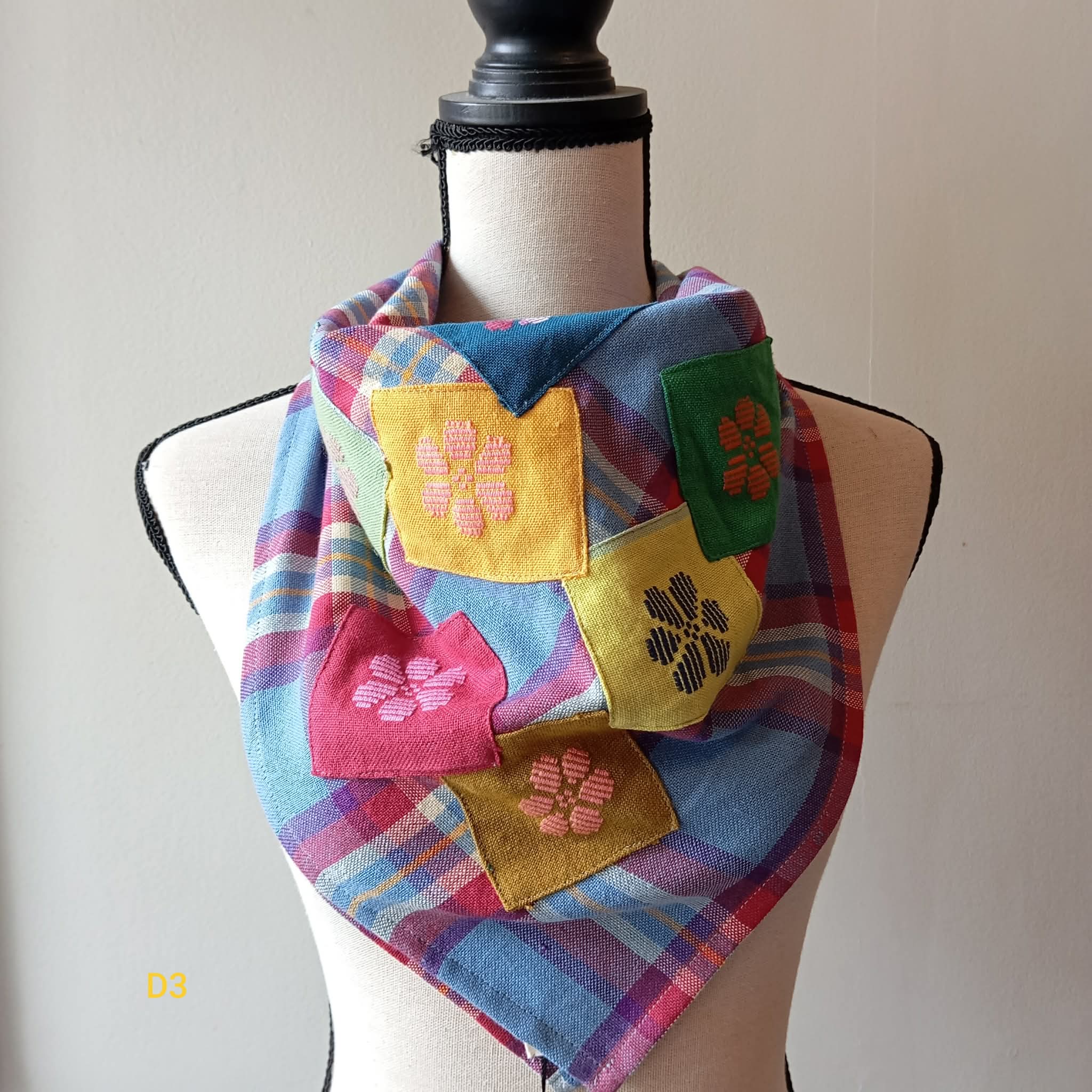 SCARF: ERIKA W/ PATCHES