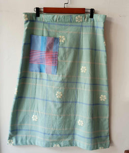 SKIRT: LARA W/ FATIMA POCKET / LIGHT BROWN POLY BACK