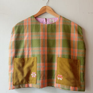 KALAYAAN: VICENTA W/ NEW OLIVE FLOWERS POCKET