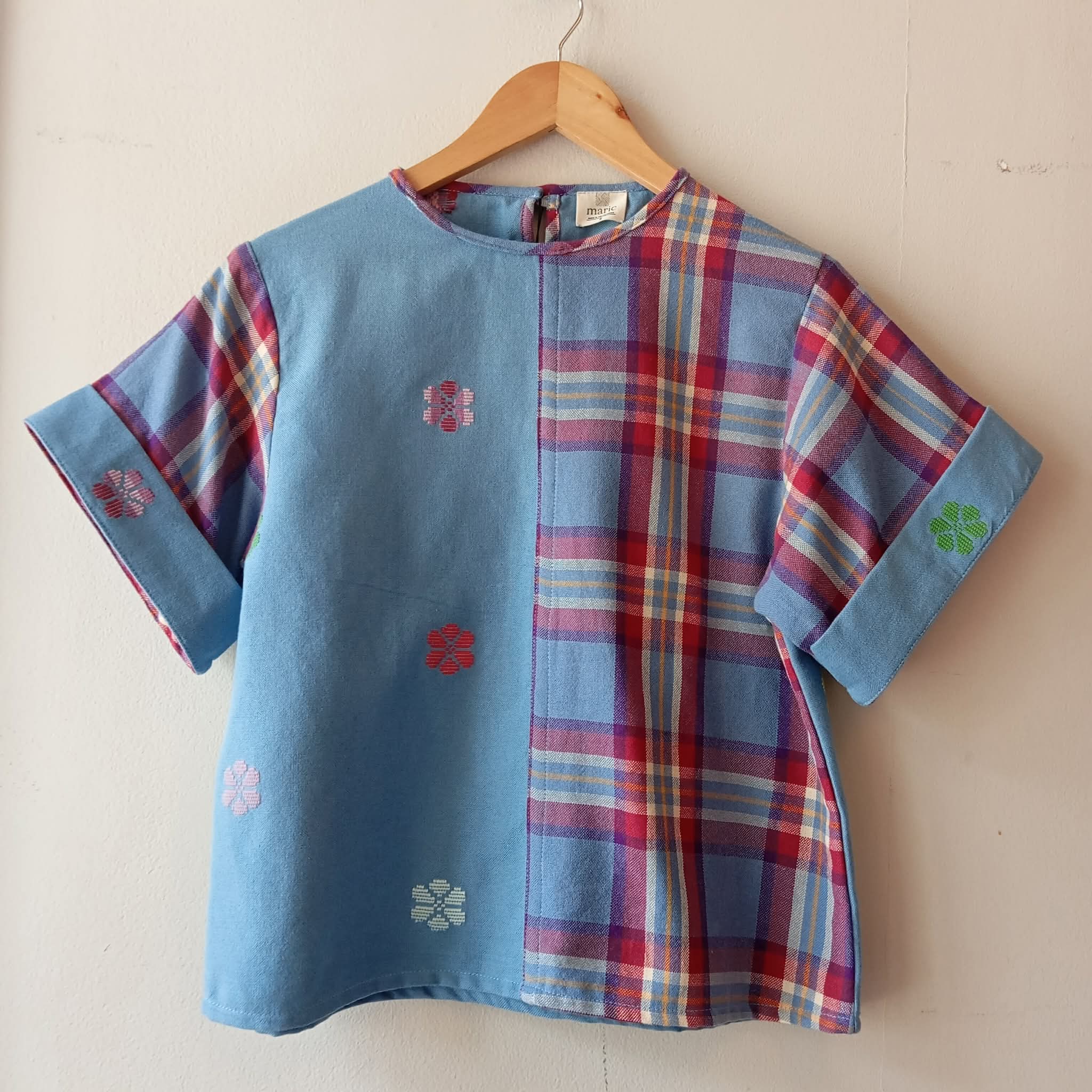 MASIGLA: MIX BLUE FLOWERS / ERIKA W/ ERIKA SLEEVES