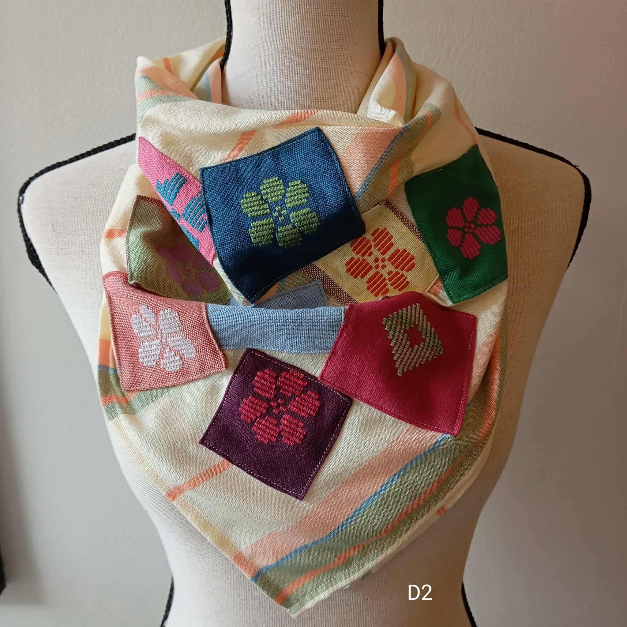 SCARF: BEATRIZ W/ PATCHES