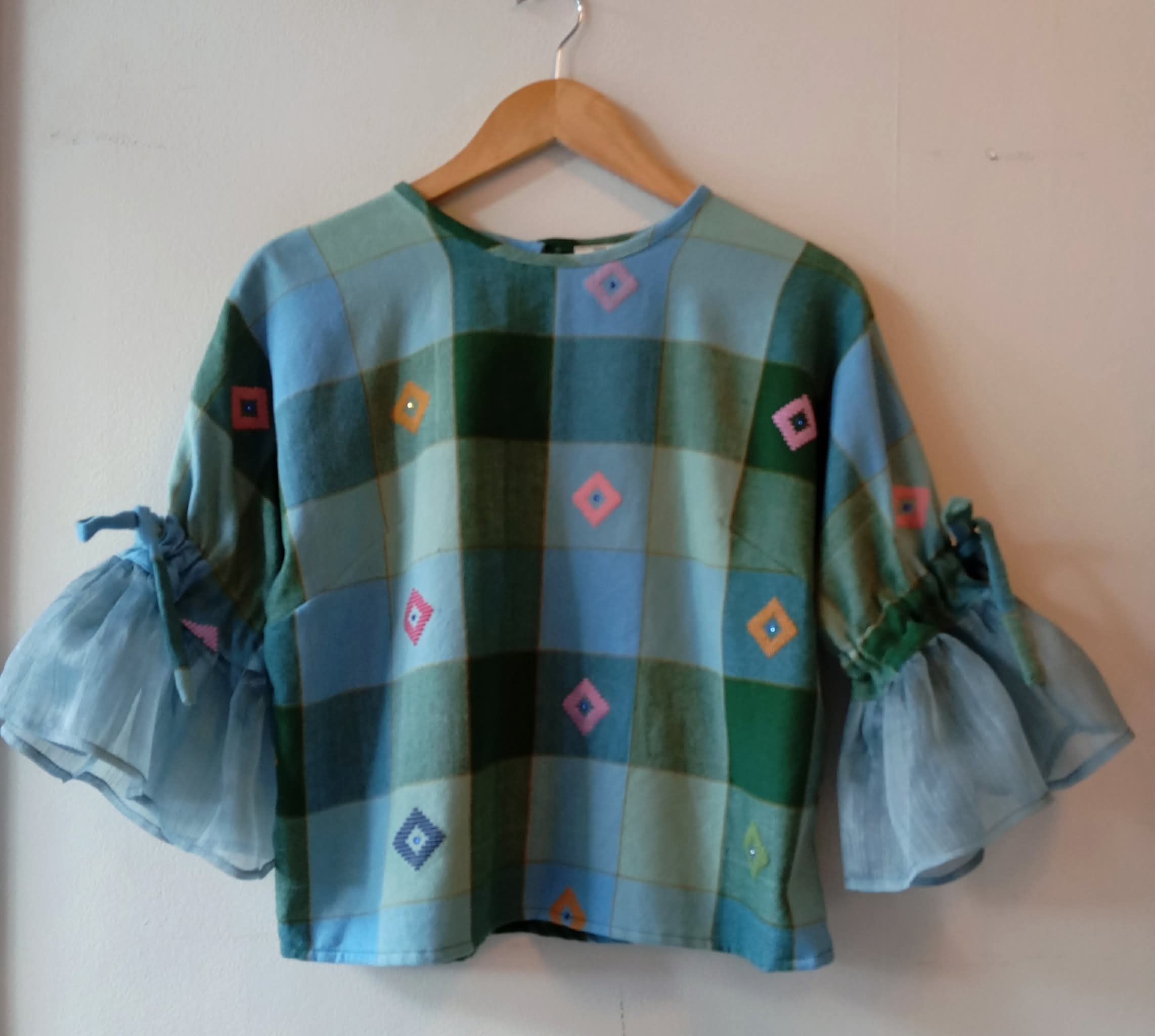 MARIYA: ATHENA DIAMANTE W/ CRYSTALS / INDIGO PIÑA ACCENT