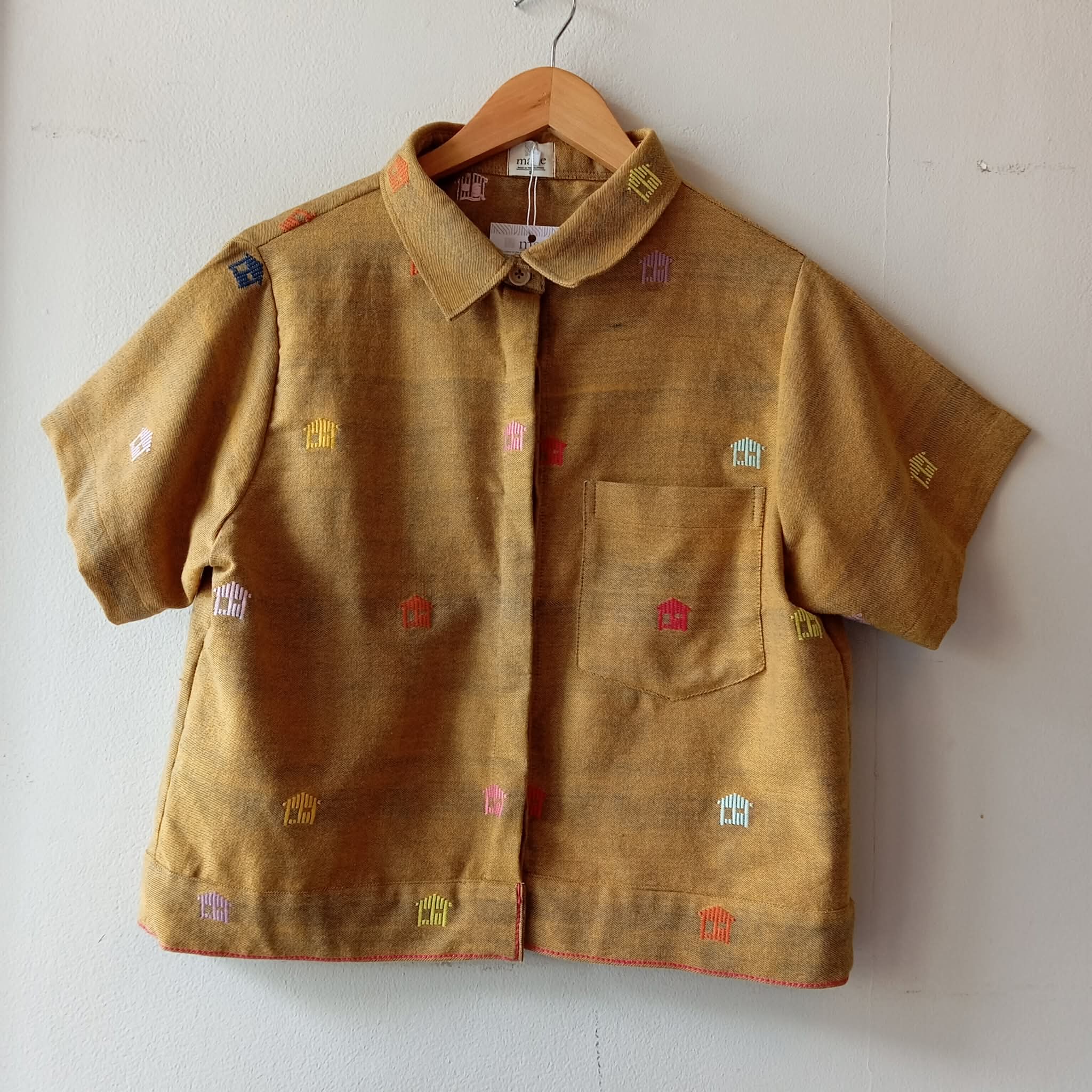 MARIKIT: MUSTARD BAHAY KUBO FULL W/ POCKET