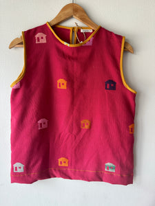 Sleevess / Fuscia Bahay Kubo