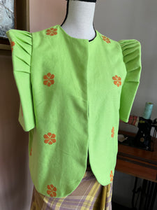 BOLERO: NEON GREEN FLOWERS FULL
