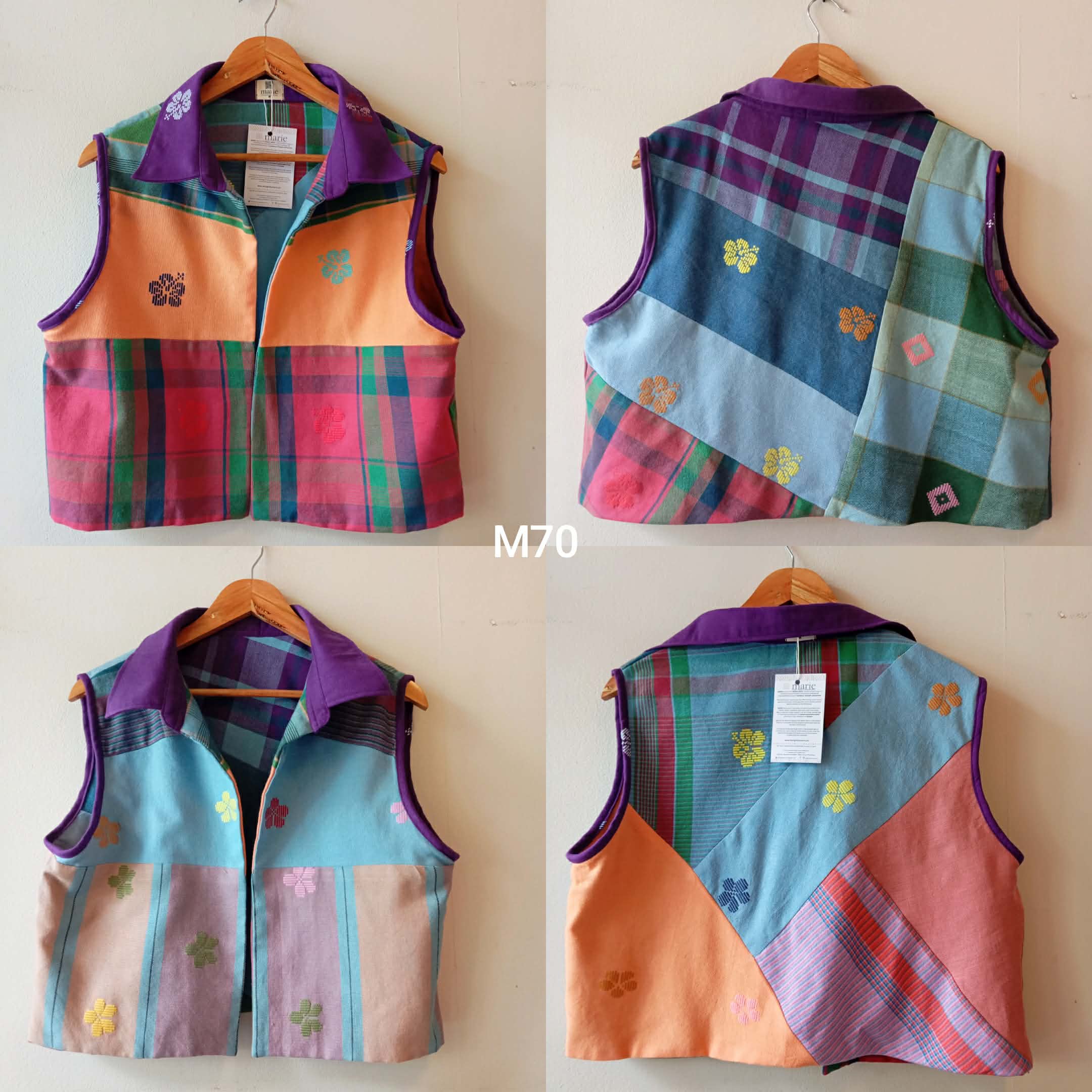 MASINING V1: REVESIBLE M70 W/ PURPLE GUMAMELA COLLAR